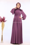 2223 NEW ELEGANS ELBİSE - Lila