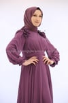 2223 NEW ELEGANS ELBİSE - Lila