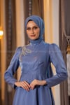 2224 NEW ELEGANS ELBİSE - İndigo