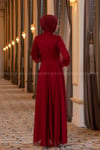 2229 NEW ELEGANS ELBİSE - Bordo