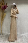 2348 NEW ELEGANS ELBİSE - Gold