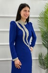 2429 NEW ELEGANS ELBİSE - Sax