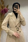 3350 ALYAKA TRENÇ KAP - Camel