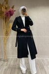 3350 ALYAKA TRENÇ KAP - Siyah