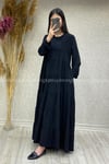 8617 MUSAB ELBİSE - Siyah
