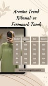 Armine Trend Ribanalı ve Fermuarlı Tunik - HAKİ