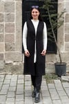 Belted Waistcoat - BLACK