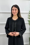 Mihra Tesettür Elbise - SİYAH