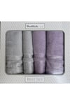 Özdilek Dory Best Set (Hamam Takımı) Lila-Gri