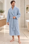 Özdilek Kadın/Erkek Unisex Pamuklu Bornoz XL - MAVİ