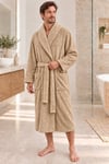Özdilek Kadın/Erkek Unisex Pamuklu Bornoz XL - BEJ