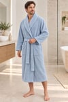 Özdilek Kadın/Erkek Unisex Pamuklu Bornoz XL - MAVİ