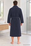 Özdilek Kadın/Erkek Unisex Pamuklu Bornoz XL - LACİVERT