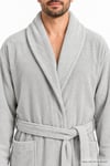 Özdilek Kadın/Erkek Unisex Pamuklu Bornoz XL - AÇIK GRİ