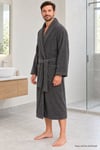 Özdilek Kadın/Erkek Unisex Pamuklu Bornoz XL - ANTRASİT