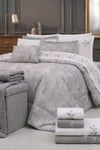 Özdilek Leaf Scape Çeyiz Seti 17 Parça - GRİ