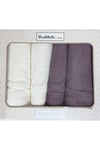 Özdilek Orkide Best Set (Hamam Takımı) Krem-Mürdüm