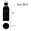 4 ADET 100 ML BOŞ SERT PLASTİK SPREY ŞİŞESİ