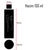 4 ADET 150 ML BOŞ SERT PLASTİK SPREY ŞİŞESİ