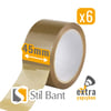 Kale Koli Bandı - Kahverengi - 45mm * 100M - 6'lı