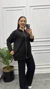 Full Taşlı Kapşonlu Athleisure Takım