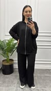 Full Taşlı Kapşonlu Athleisure Takım
