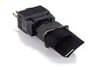 16mm Dikdörtgen Kalıcı Mandal Buton 0-1 1NO+1NC 4 Pin