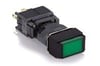Dikdörtgen 16mm Led Işık 24V AC/DC 2 Pin Buton