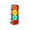 MESANMS 224.1.3.2.12-24VDC3 KAT KÜP LED MULTİFONKSİYON 43 SES SİREN