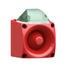 MESAN MS 3050.10.2.12-30VDC Endüstriyel LED Işıklı Siren Kırmızı Gövde