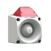 MESAN MS 3051.11.1.12-30VDC Endüstriyel LED USB MP3 Özellikli Siren Gri Gövde