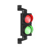 MESAN MS 8029.1.2.12-24VDC Ø100MM LEDLİ İKİLİ TRAFİK LAMBASI BUZZERLI