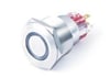 T22-212 22MM METAL YAYLI BUTON IŞIKSIZ 2NO/NC