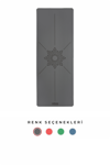 RORU Sun Serisi Gri Kaydırmaz Yoga Matı  - 2.5 mm