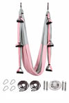 Yoga Hamak ve Montaj Aparatı-Pembe Gri