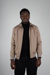 Maserto Shirt Collar Dark Cream Coat