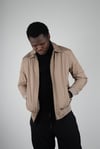 Maserto Shirt Collar Dark Cream Coat