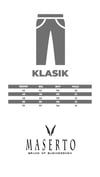Maserto Klasik Gri Pantolon Düz Desenli