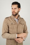 Maserto Slim Fit Safari Model Bej Mont