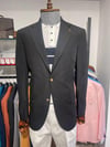 Maserto Slim Fit Siyah Soft Ceket Düz Desenli