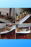 Amerika Birleşik DevletleriDünyadan HediyelerDNY-HDALK3459Keskin Hediyelik Eşya Ve TekstilTitanik Led Işıklı Ahşap Model 80cm Titanic Gemi Koleksiyon