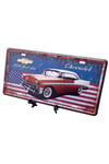 Amerika Birleşik DevletleriDünyadan HediyelerDNY-HD100554Keskin Hediyelik Eşya Ve TekstilDekoratif 3D Metal Plaka 1956 Belair Chevrolet