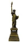 Amerika Birleşik DevletleriDünyadan HediyelerDNY-HD100846Keskin Hediyelik Eşya Ve TekstilVintage Metal USA Özgürlük Heykeli Biblo Antik Bronz 15 cm