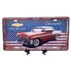 Amerika Birleşik DevletleriDünyadan HediyelerDNY-HD100554Keskin Hediyelik Eşya Ve TekstilDekoratif 3D Metal Plaka 1956 Belair Chevrolet