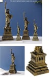 Amerika Birleşik DevletleriDünyadan HediyelerDNY-HD100433Keskin Hediyelik Eşya Ve TekstilMetal Özgürlük Heykeli Gold Vintage Dekor USA 25cm