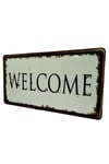 Amerika Birleşik DevletleriDünyadan HediyelerDNY-HD100558Keskin Hediyelik Eşya Ve TekstilDekoratif 3D Metal Plaka Welcome 30cm