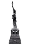Amerika Birleşik DevletleriDünyadan HediyelerDNY-HDY1685Keskin Hediyelik Eşya Ve TekstilMetal Özgürlük Heykeli Gümüş Vintage Dekor USA 25cm