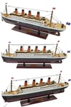 Amerika Birleşik DevletleriDünyadan HediyelerDNY-HDALK4614Keskin Hediyelik Eşya Ve TekstilTitanik Led Işıklı Ahşap Model 60cm Titanic Gemi Koleksiyon U60