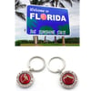 Amerika Birleşik DevletleriDünyadan HediyelerANHTR-MTLFLR088Keskin Hediyelik Eşya Ve TekstilFlorida Sunshine State Anahtarlık