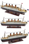 Amerika Birleşik DevletleriDünyadan HediyelerDNY-HDALK4614Keskin Hediyelik Eşya Ve TekstilTitanik Led Işıklı Ahşap Model 60cm Titanic Gemi Koleksiyon U60